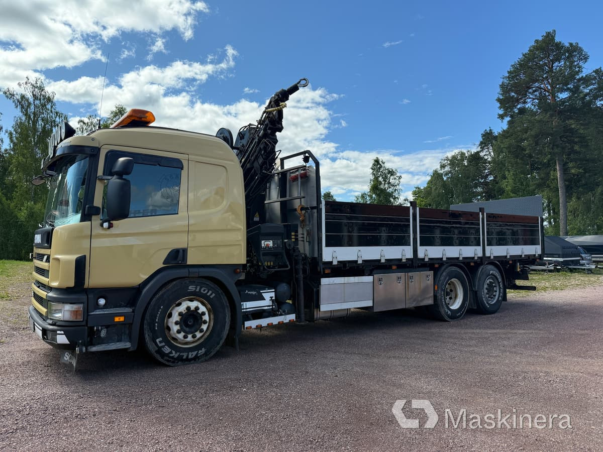 Kranbil Scania 114G - Camion grue, Camion plateau: photos 1 Kranbil Scania 114G - Camion grue, Camion plateau: photos 1