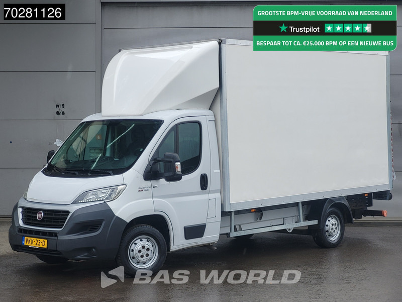 Fiat Ducato 130pk Euro6 Laadklep Bakwagen Zijdeur Airco Cruise Meubelbak Koffer 20m3 Airco Cruise control - Fourgon grand volume: photos 1 Fiat Ducato 130pk Euro6 Laadklep Bakwagen Zijdeur Airco Cruise Meubelbak Koffer 20m3 Airco Cruise control - Fourgon grand volume: photos 1