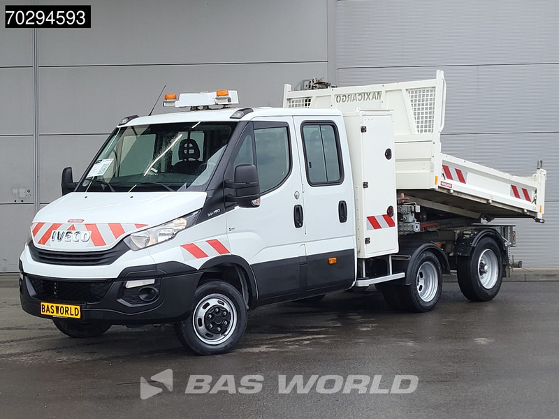 Iveco Daily 35C15 3.0L Kipper met Kist Maxicargo Airco Cruise Camera Euro6 Tipper Benne Kieper 2m3 Airco Dubbel cabine Cruise control - Utilitaire benne: photos 3 Iveco Daily 35C15 3.0L Kipper met Kist Maxicargo Airco Cruise Camera Euro6 Tipper Benne Kieper 2m3 Airco Dubbel cabine Cruise control - Utilitaire benne: photos 3