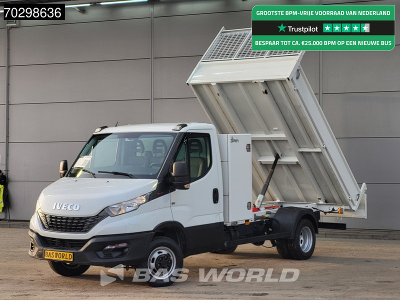 Iveco Daily 35C16 3.0L Kipper met Kist 3.5t trekhaak Tipper Benne Airco Cruise Euro6 Airco Trekhaak Cruise control - Utilitaire benne: photos 1 Iveco Daily 35C16 3.0L Kipper met Kist 3.5t trekhaak Tipper Benne Airco Cruise Euro6 Airco Trekhaak Cruise control - Utilitaire benne: photos 1