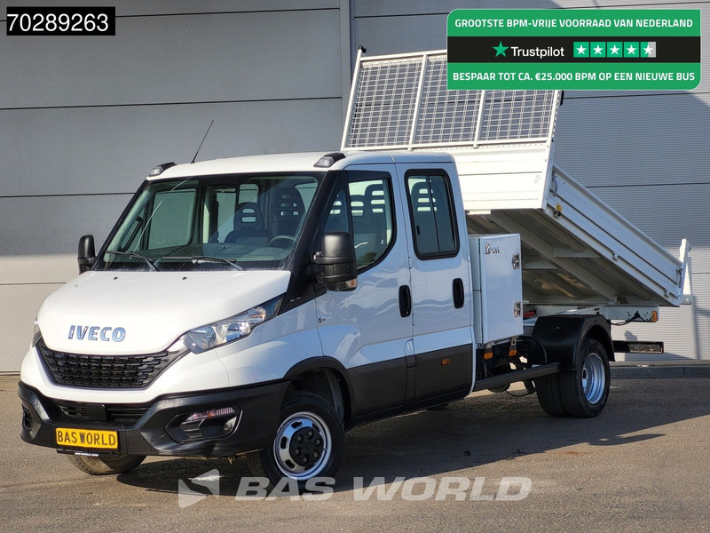 Iveco Daily 35C16 3.0L Open Laadbak met Kist Dubbel Cabine Dubbellucht 3,5t Trekhaak Navi Airco Cruise Camera Euro6 Pritsche Pickup Open Box - Fourgon plateau: photos 1 Iveco Daily 35C16 3.0L Open Laadbak met Kist Dubbel Cabine Dubbellucht 3,5t Trekhaak Navi Airco Cruise Camera Euro6 Pritsche Pickup Open Box - Fourgon plateau: photos 1