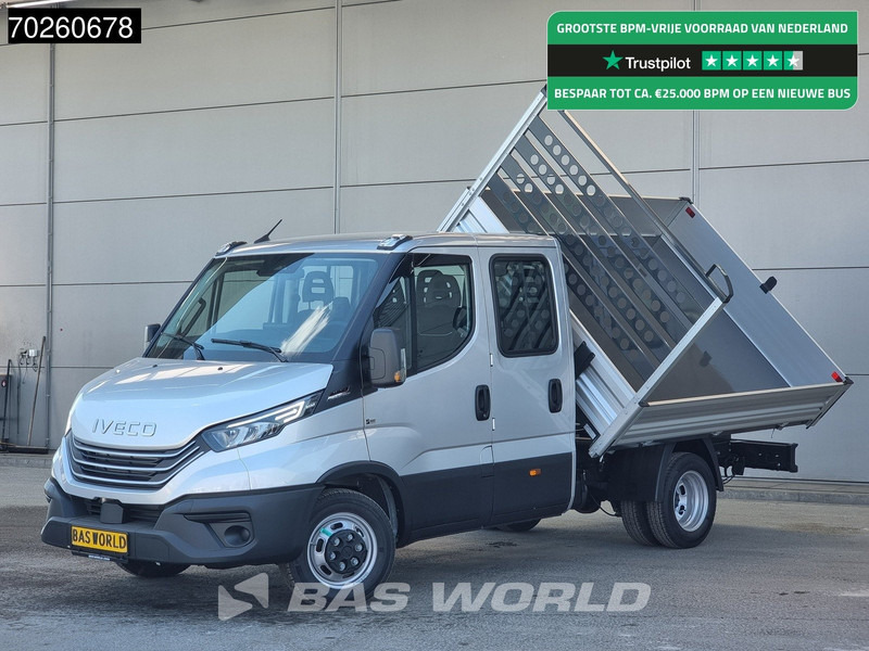 Iveco Daily 35C21 3 zijdige Kipper Dubbel Cabine 210PK 3.0L Dubbellucht Airco Cruise LED Camera Tipper Benne Kieper 2m3 Airco - Utilitaire benne: photos 1 Iveco Daily 35C21 3 zijdige Kipper Dubbel Cabine 210PK 3.0L Dubbellucht Airco Cruise LED Camera Tipper Benne Kieper 2m3 Airco - Utilitaire benne: photos 1