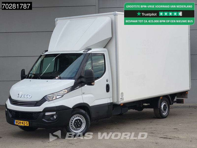 Iveco Daily 35S18 3.0L Laadklep Bakwagen Airco Lat om Lat Euro6 Meubelbak Koffer 20m3 Airco - Fourgon grand volume: photos 1 Iveco Daily 35S18 3.0L Laadklep Bakwagen Airco Lat om Lat Euro6 Meubelbak Koffer 20m3 Airco - Fourgon grand volume: photos 1