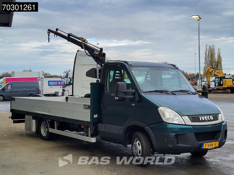 Fourgon plateau Iveco Daily 40C18 3.0L Kraanwagen Open Laadbak Hyya 017T 1320KG 3,5t Trekhaak Airco 180PK Kraan Cran Kranwagen Crane Pritsche Pickup Open Bo: photos 5