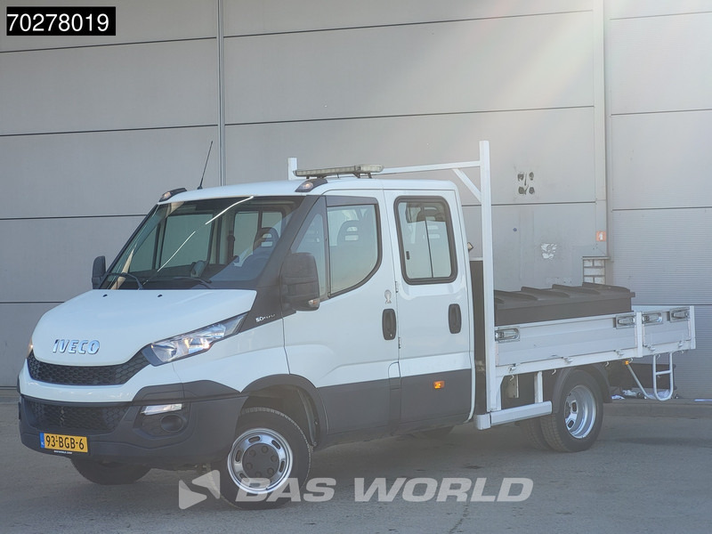 Iveco Daily 50C17 3.0L Automaat DC Open laadbak Kraan Hiab 017T-2 Airco APK 10-2025 Pickup Crane Kraanwagen Pritsche Airco Dubbel cabine - Fourgon plateau: photos 5 Iveco Daily 50C17 3.0L Automaat DC Open laadbak Kraan Hiab 017T-2 Airco APK 10-2025 Pickup Crane Kraanwagen Pritsche Airco Dubbel cabine - Fourgon plateau: photos 5