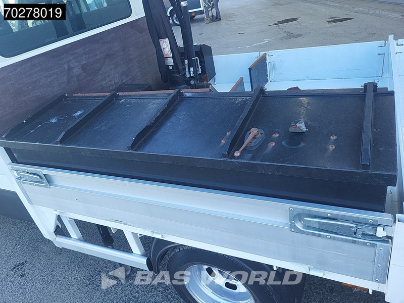 Fourgon plateau Iveco Daily 50C17 3.0L Automaat DC Open laadbak Kraan Hiab 017T-2 Airco APK 10-2025 Pickup Crane Kraanwagen Pritsche Airco Dubbel cabine: photos 9