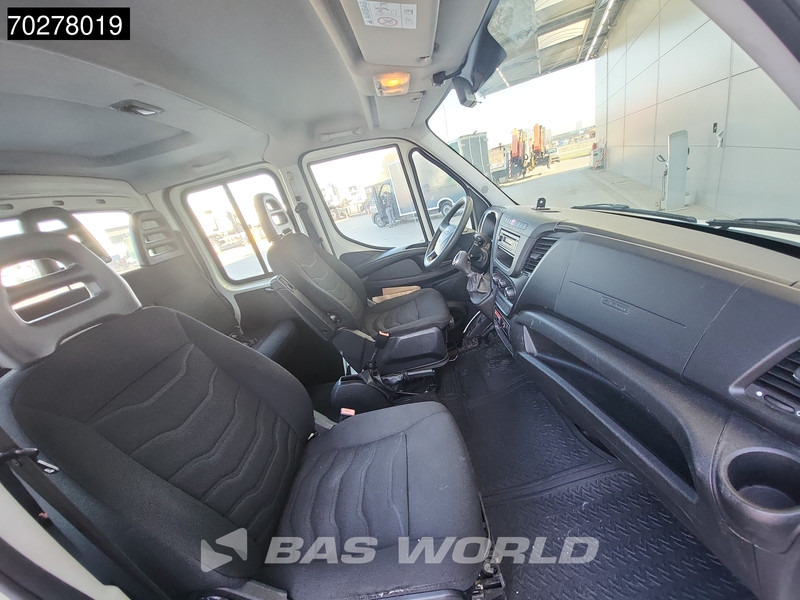 Fourgon plateau Iveco Daily 50C17 3.0L Automaat DC Open laadbak Kraan Hiab 017T-2 Airco APK 10-2025 Pickup Crane Kraanwagen Pritsche Airco Dubbel cabine: photos 14