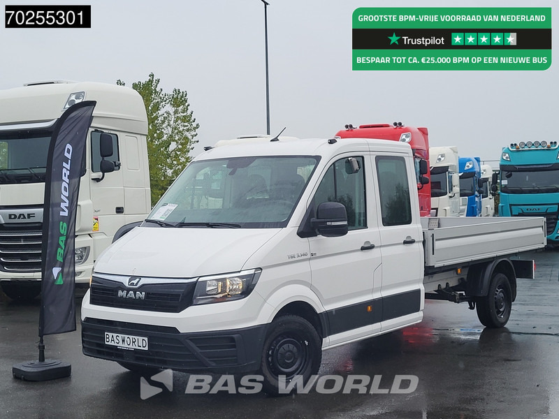 MAN TGE 3.140 Automaat Open Laadbak Trekhaak Airco Cruise Euro6 Pickup Pritsche Open Box Airco Trekhaak Cruise control - Fourgon plateau: photos 1 MAN TGE 3.140 Automaat Open Laadbak Trekhaak Airco Cruise Euro6 Pickup Pritsche Open Box Airco Trekhaak Cruise control - Fourgon plateau: photos 1