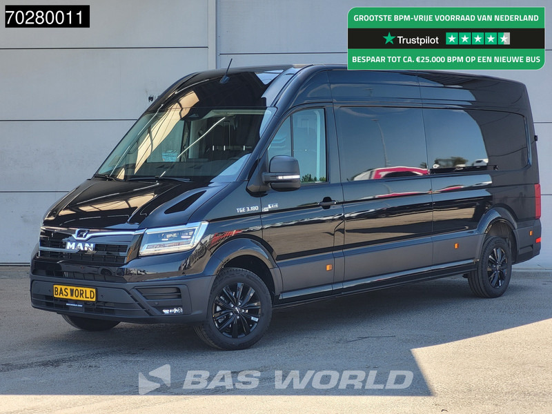 MAN TGE 3.180 4x4 Automaat 2025 Facelift L4H3 LED ACC Navi Airco Cruise Camera Parkeersensoren L3H2 Allrad 4WD 15m3 Airco - Fourgon utilitaire: photos 1 MAN TGE 3.180 4x4 Automaat 2025 Facelift L4H3 LED ACC Navi Airco Cruise Camera Parkeersensoren L3H2 Allrad 4WD 15m3 Airco - Fourgon utilitaire: photos 1
