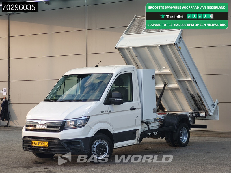MAN TGE 5.120 Kipper met Kist Dubbellucht 3,5t Trekhaak Navi Airco Cruise Camera Euro6 Kieper Tipper Benne Airco Trekhaak Cruise control - Utilitaire benne: photos 1 MAN TGE 5.120 Kipper met Kist Dubbellucht 3,5t Trekhaak Navi Airco Cruise Camera Euro6 Kieper Tipper Benne Airco Trekhaak Cruise control - Utilitaire benne: photos 1