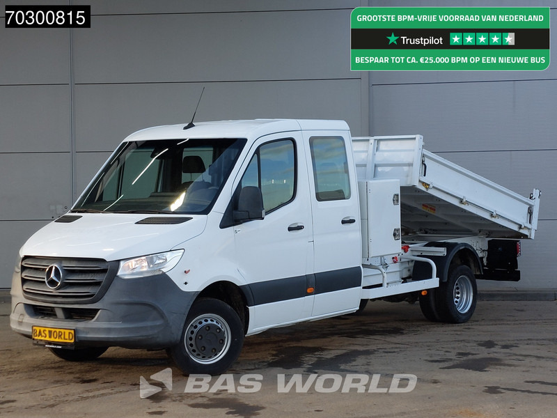Mercedes-Benz Sprinter 514 CDI Kipper met Kist Dubbel Cabine Dubbellucht 3,5t Trekhaak Airco Cruise Euro6 Tipper Benne Kieper Airco Trekhaak Cruise con - Utilitaire benne: photos 1 Mercedes-Benz Sprinter 514 CDI Kipper met Kist Dubbel Cabine Dubbellucht 3,5t Trekhaak Airco Cruise Euro6 Tipper Benne Kieper Airco Trekhaak Cruise con - Utilitaire benne: photos 1