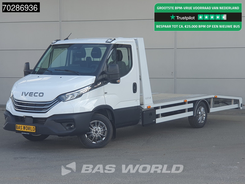 Iveco Daily 35S18 3.0L Autotransporter Automaat 3,5t Trekhaak Navi ACC LED Airco Lier Euro6 Oprijwagen Cartransporter Trekhaak - Véhicule utilitaire: photos 1 Iveco Daily 35S18 3.0L Autotransporter Automaat 3,5t Trekhaak Navi ACC LED Airco Lier Euro6 Oprijwagen Cartransporter Trekhaak - Véhicule utilitaire: photos 1