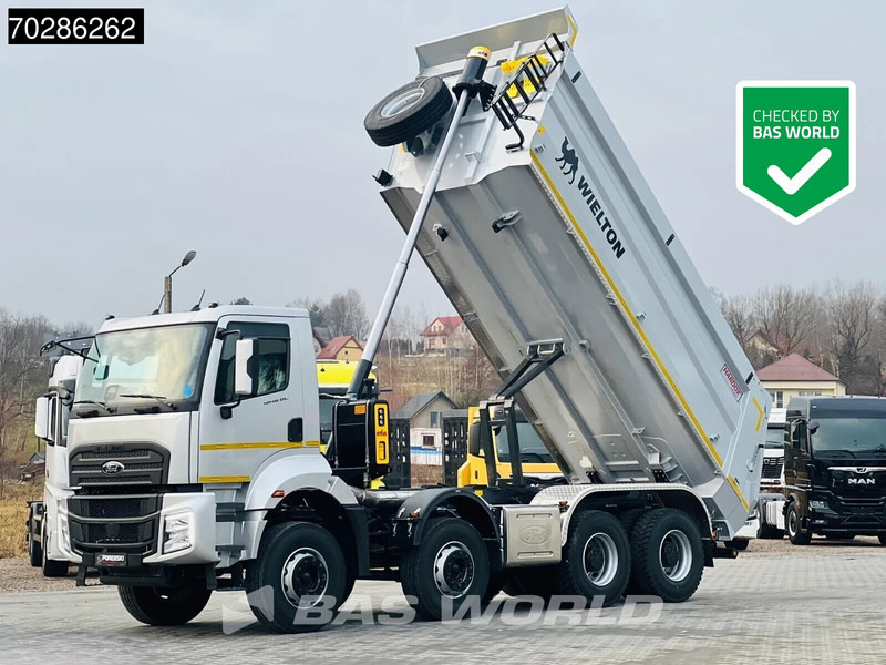 Ford F-Line 4145 8X4 NEW! 18m3 Wielton Tipper Steelsuspension Automatic Navi Euro 6 - Camion benne: photos 1 Ford F-Line 4145 8X4 NEW! 18m3 Wielton Tipper Steelsuspension Automatic Navi Euro 6 - Camion benne: photos 1