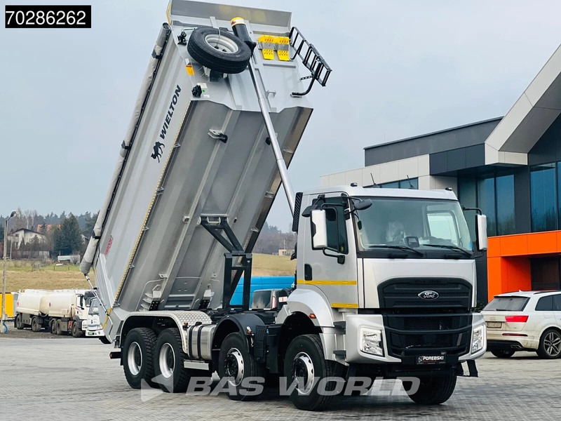 Ford F-Line 4145 8X4 NEW! 18m3 Wielton Tipper Steelsuspension Automatic Navi Euro 6 - Camion benne: photos 3 Ford F-Line 4145 8X4 NEW! 18m3 Wielton Tipper Steelsuspension Automatic Navi Euro 6 - Camion benne: photos 3