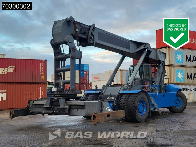 Linde C4545TL 20ft - 45ft container extendable - Reach stacker: photos 1 Linde C4545TL 20ft - 45ft container extendable - Reach stacker: photos 1