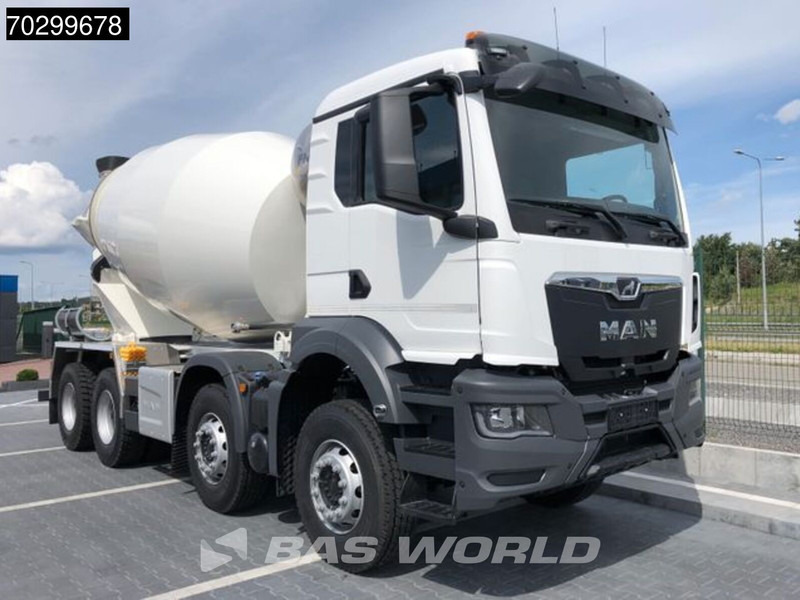 MAN TGS 35.440 8X4 NEW! 10m3 FML mixer Automatic Steel suspension Euro 6 - Camion malaxeur: photos 3 MAN TGS 35.440 8X4 NEW! 10m3 FML mixer Automatic Steel suspension Euro 6 - Camion malaxeur: photos 3