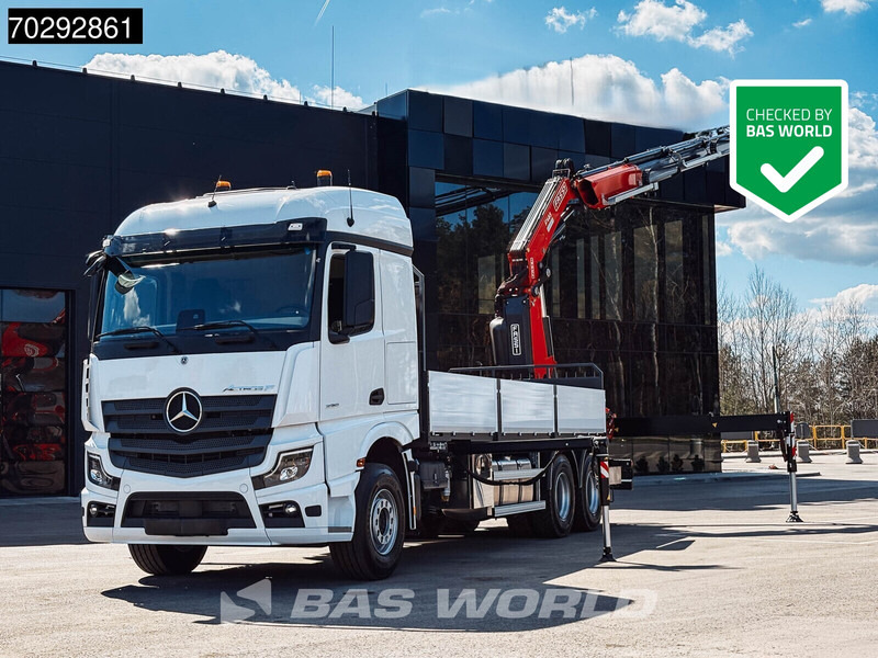 Mercedes-Benz Actros 2651 Actros 6X4 Fassi F486 Led Navi Euro 6 - Camion plateau, Camion grue: photos 1 Mercedes-Benz Actros 2651 Actros 6X4 Fassi F486 Led Navi Euro 6 - Camion plateau, Camion grue: photos 1