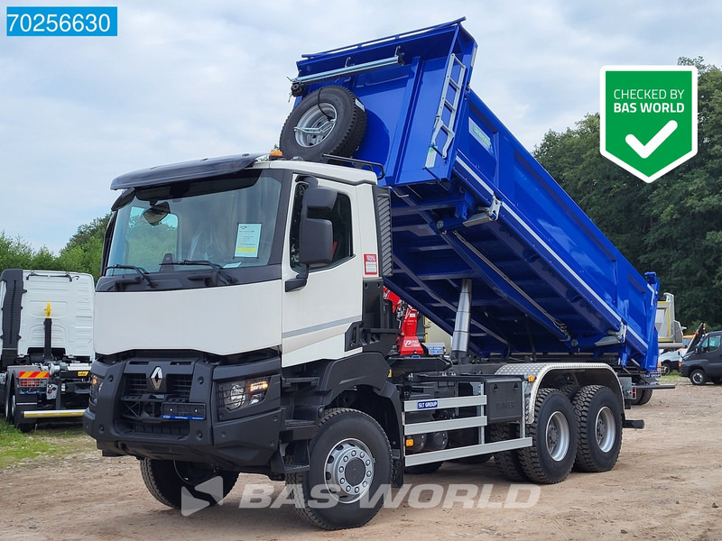 Renault K 430 6X6 6x6 13m3 Big-Axle 3-Seiten Euro 6 - Camion benne: photos 1 Renault K 430 6X6 6x6 13m3 Big-Axle 3-Seiten Euro 6 - Camion benne: photos 1