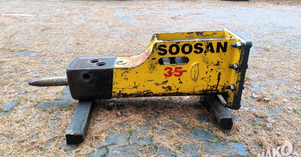 Młot hydrauliczny Soosan SQ35 230kg do koparki - Accessoire pour Engins de chantier: photos 5 Młot hydrauliczny Soosan SQ35 230kg do koparki - Accessoire pour Engins de chantier: photos 5