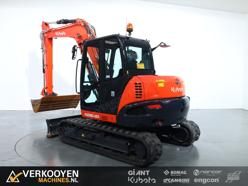 Kubota KX080-4a2 Mono - Mini pelle: photos 3 Kubota KX080-4a2 Mono - Mini pelle: photos 3
