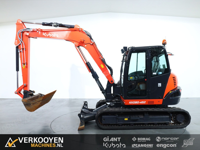 Kubota KX080-4a2 Mono - Mini pelle: photos 2 Kubota KX080-4a2 Mono - Mini pelle: photos 2