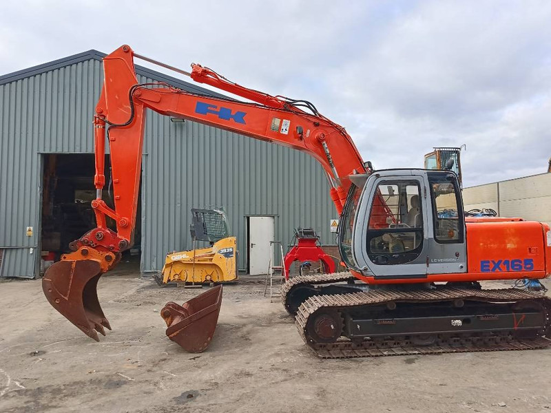 Fiat-Kobelco EX165 hitachi excavator kettenbagger graafmachine - Pelle sur chenille: photos 1 Fiat-Kobelco EX165 hitachi excavator kettenbagger graafmachine - Pelle sur chenille: photos 1