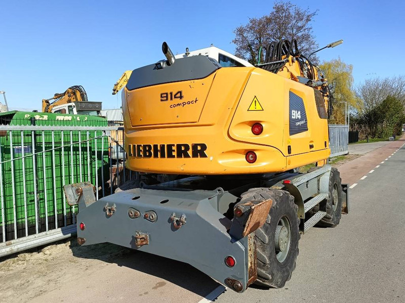 Pelle sur pneus Liebherr A 914 compact mobiele graafmachine excavator 18Ton: photos 5