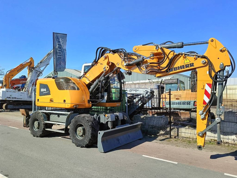 Pelle sur pneus Liebherr A 914 compact mobiele graafmachine excavator 18Ton: photos 9