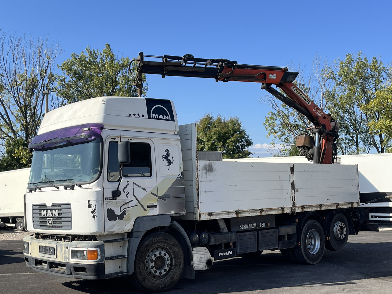 MAN F2000 26.413 Palfinger pk 16000 - Camion grue: photos 1 MAN F2000 26.413 Palfinger pk 16000 - Camion grue: photos 1