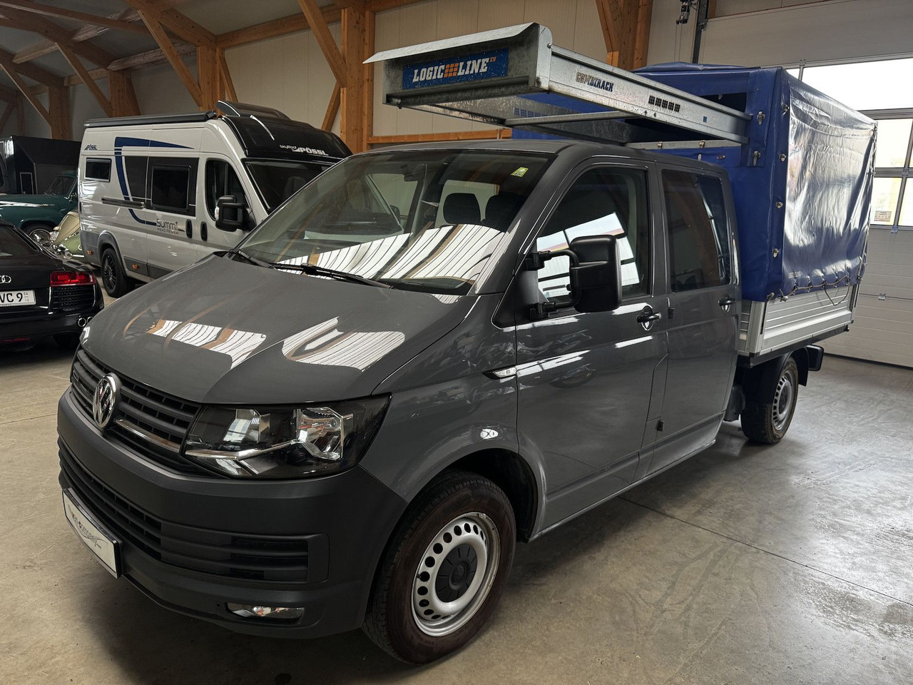 Volkswagen T6 Doka 2.0 TDI 4Motion Plane puregrey - Utilitaire plateau baché, Utilitaire double cabine: photos 1 Volkswagen T6 Doka 2.0 TDI 4Motion Plane puregrey - Utilitaire plateau baché, Utilitaire double cabine: photos 1