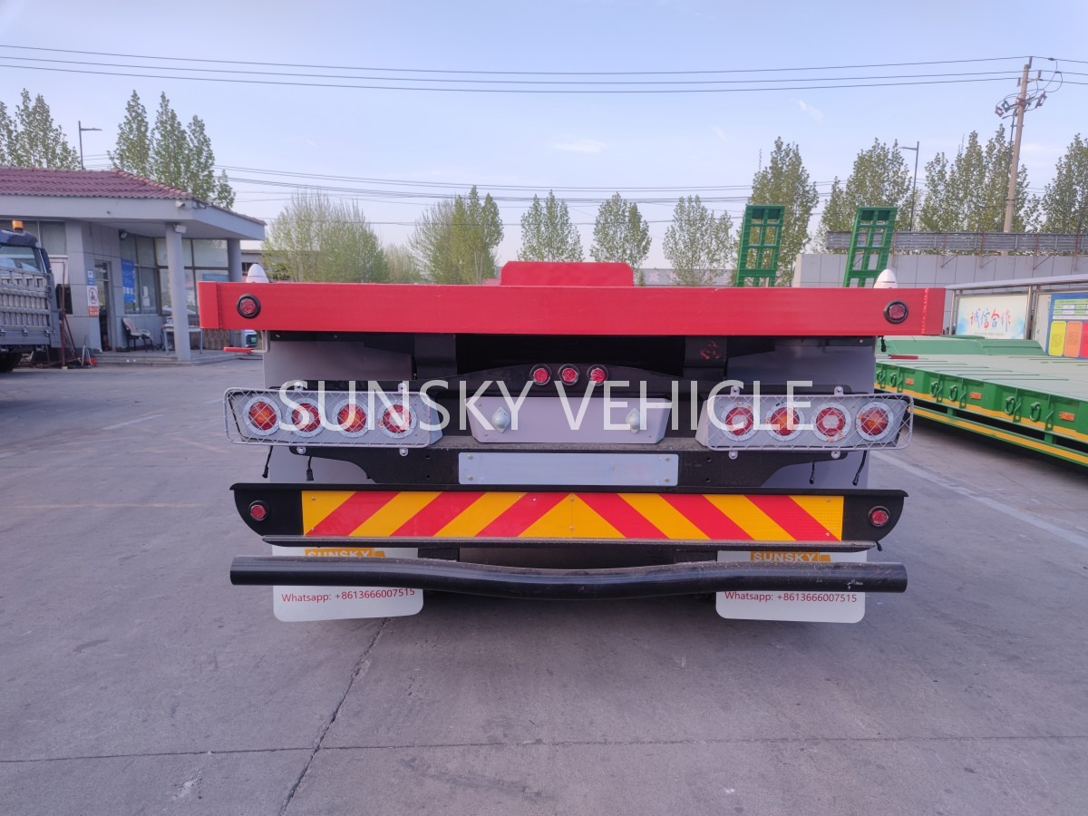 SUNSKY Flatbed Trailer with henred type axles and suspension - Semi-remorque plateau: photos 3 SUNSKY Flatbed Trailer with henred type axles and suspension - Semi-remorque plateau: photos 3
