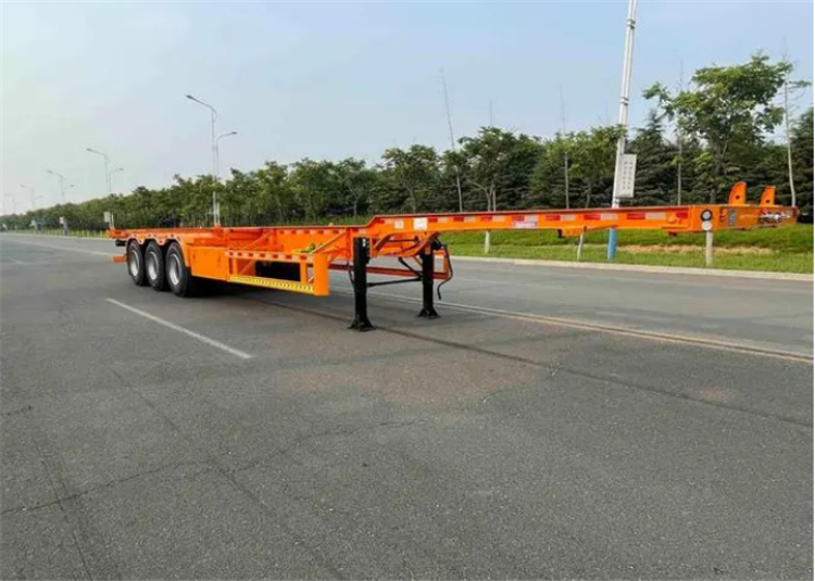 XCMG Official XLYZ9420TJZ Flatbed Container Carrier Semi Trailer - Semi-remorque porte-conteneur/ Caisse mobile: photos 4 XCMG Official XLYZ9420TJZ Flatbed Container Carrier Semi Trailer - Semi-remorque porte-conteneur/ Caisse mobile: photos 4
