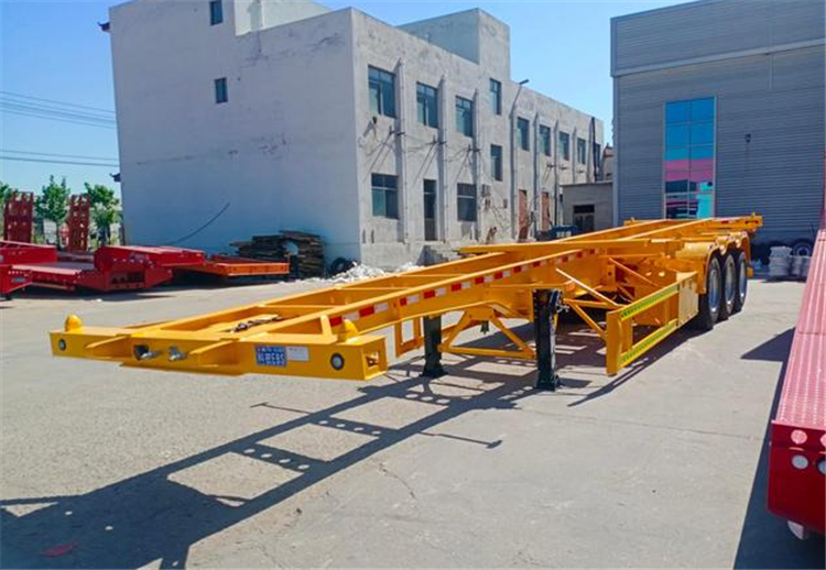 XCMG Official XLYZ9420TJZ Flatbed Container Carrier Semi Trailer - Semi-remorque porte-conteneur/ Caisse mobile: photos 5 XCMG Official XLYZ9420TJZ Flatbed Container Carrier Semi Trailer - Semi-remorque porte-conteneur/ Caisse mobile: photos 5