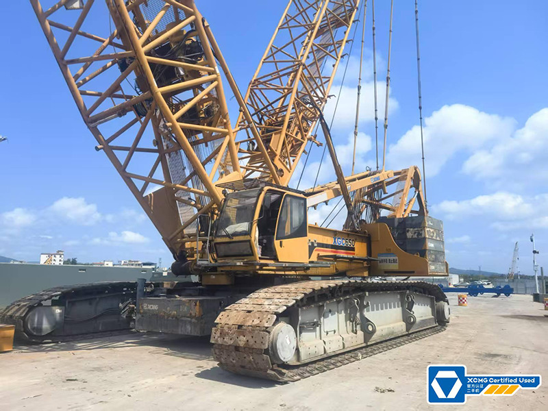 Grue sur chenilles XCMG XGC500 500ton used hydraulic lift machine price: photos 10