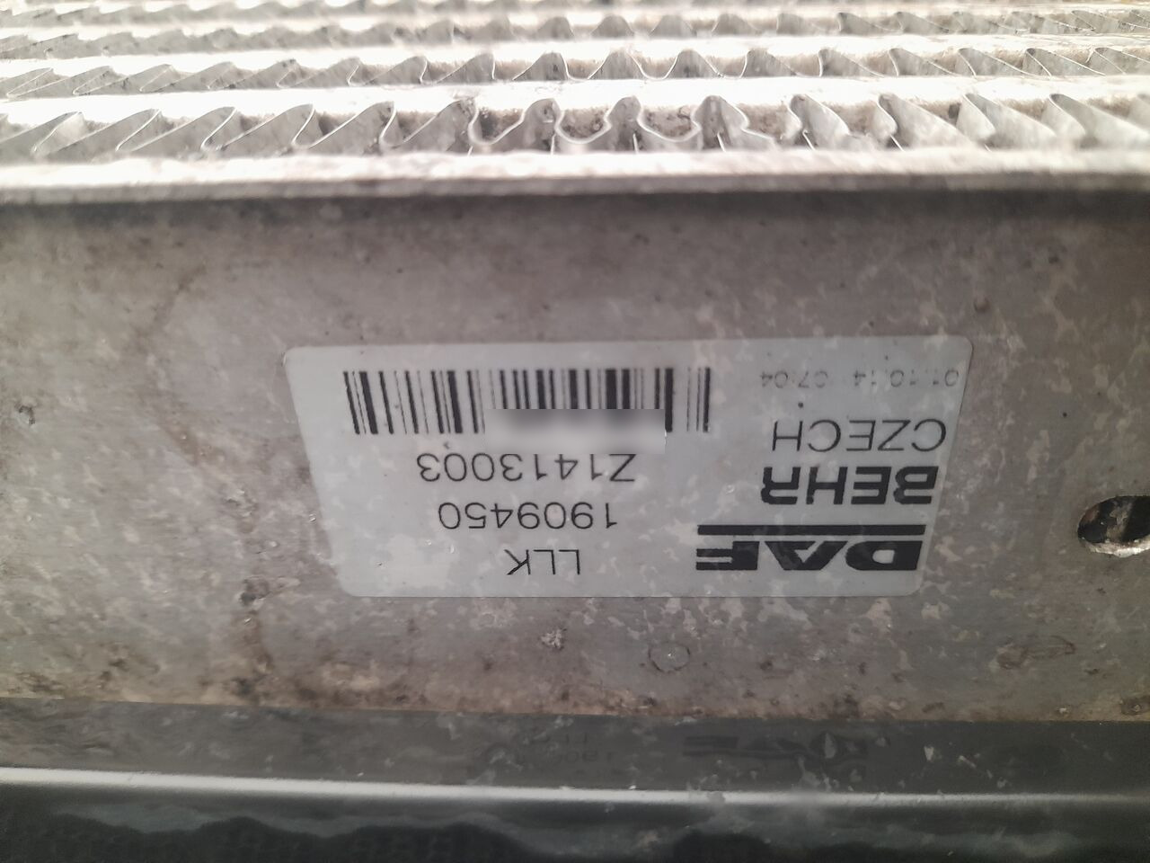 DAF XF 106 1909450 / 1993568 DAF truck - Radiateur pour Camion: photos 4 DAF XF 106 1909450 / 1993568 DAF truck - Radiateur pour Camion: photos 4