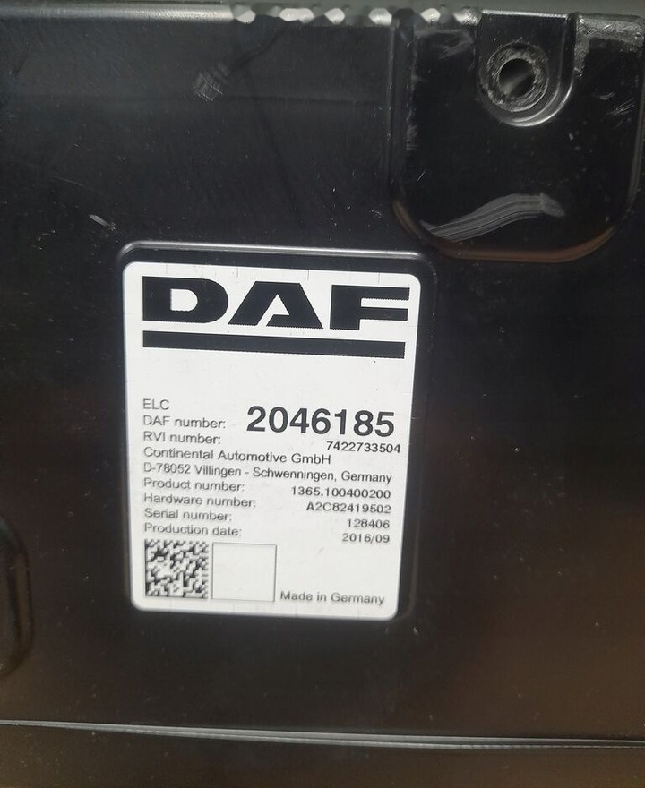 DAF XF 106 2046185 - Bloc de gestion pour Camion: photos 3 DAF XF 106 2046185 - Bloc de gestion pour Camion: photos 3