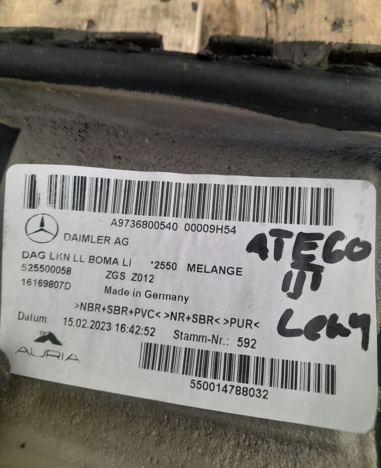 WYKŁADZINA KABINY L Mercedes-Benz ATEGO A9736800540 - Cabine et intérieur pour Camion: photos 3 WYKŁADZINA KABINY L Mercedes-Benz ATEGO A9736800540 - Cabine et intérieur pour Camion: photos 3