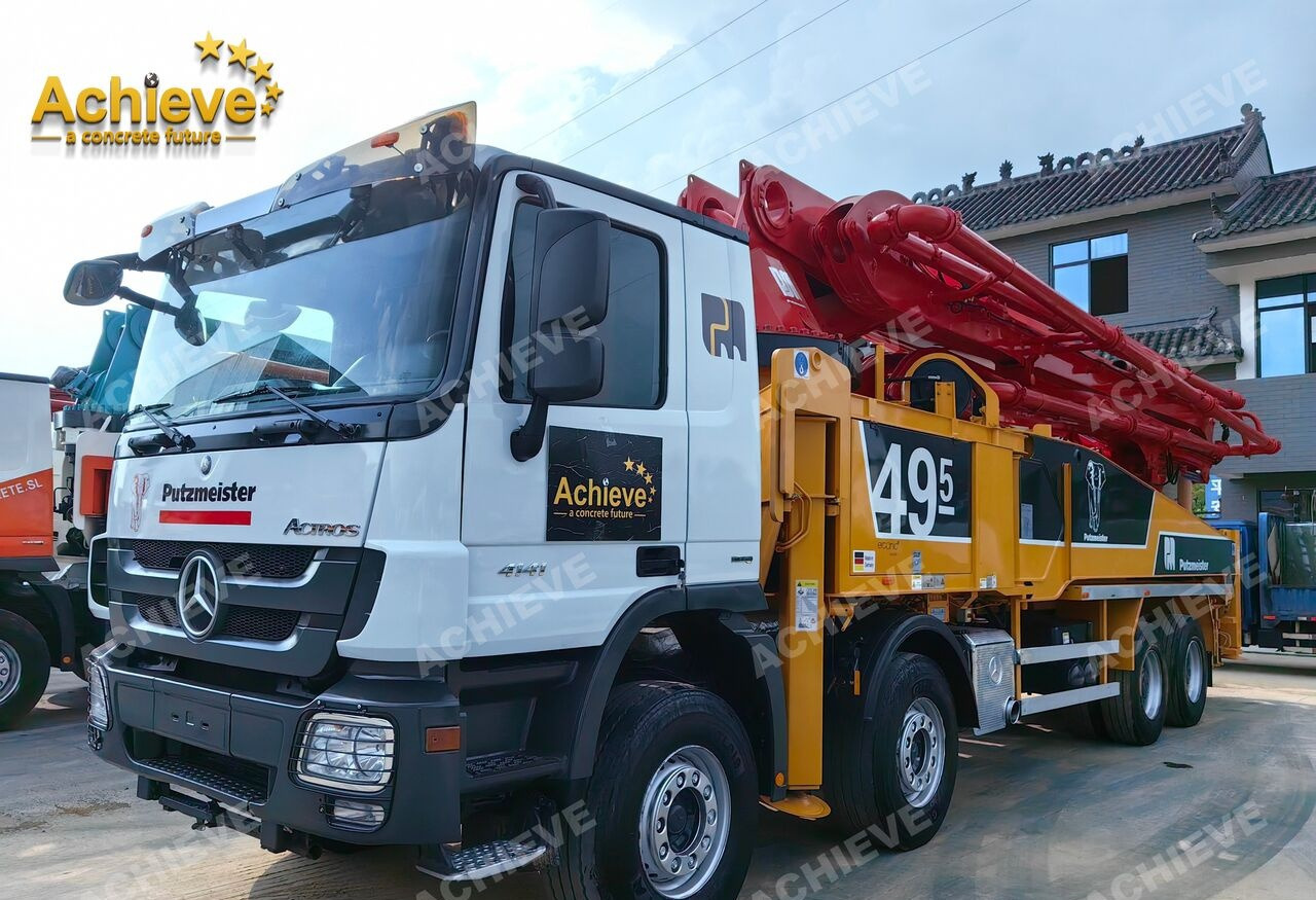 PUTZMEISTER Mercedes-Benz 4141 Putzmeister 49.5M 【ACHIEVE】TOP CONDITION!!! - Camion pompe: photos 2 PUTZMEISTER Mercedes-Benz 4141 Putzmeister 49.5M 【ACHIEVE】TOP CONDITION!!! - Camion pompe: photos 2