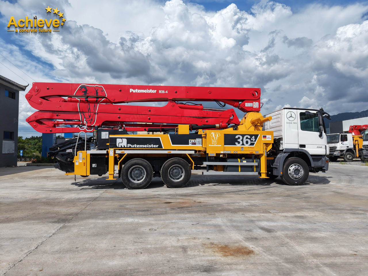 PUTZMEISTER Mercedes-Benz M36-4 2018 ACTROS 3341【ACHIEVE】TOP CONDITION!!! - Camion pompe: photos 5 PUTZMEISTER Mercedes-Benz M36-4 2018 ACTROS 3341【ACHIEVE】TOP CONDITION!!! - Camion pompe: photos 5