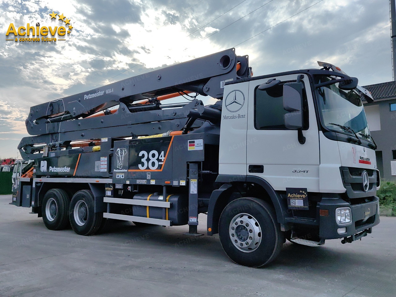 PUTZMEISTER PUTZMEISTER M38-4Z 2013 HOT SALE Mercedes-Benz【ACHIEVE】TOP CONDITION!!! - Camion pompe: photos 1 PUTZMEISTER PUTZMEISTER M38-4Z 2013 HOT SALE Mercedes-Benz【ACHIEVE】TOP CONDITION!!! - Camion pompe: photos 1