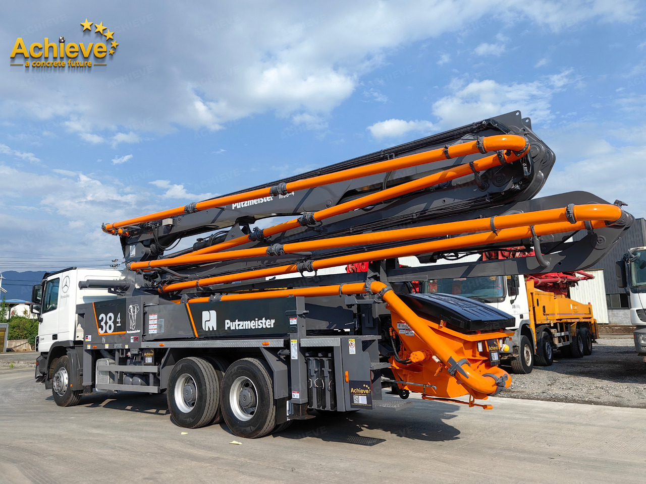 PUTZMEISTER PUTZMEISTER M38-4Z 2013 HOT SALE Mercedes-Benz【ACHIEVE】TOP CONDITION!!! - Camion pompe: photos 5 PUTZMEISTER PUTZMEISTER M38-4Z 2013 HOT SALE Mercedes-Benz【ACHIEVE】TOP CONDITION!!! - Camion pompe: photos 5