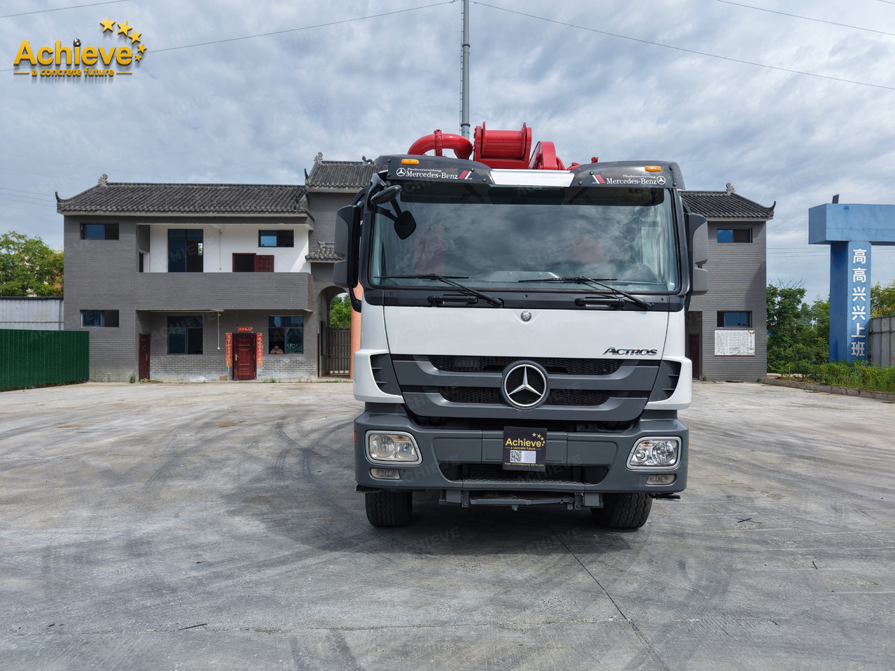 Camion pompe Putzmeister Putzmeister  M56-4RZ Actros 4141Mercedes-Benz Concrete pump truck 【ACHIEVE】TOP CONDITION!!!: photos 19