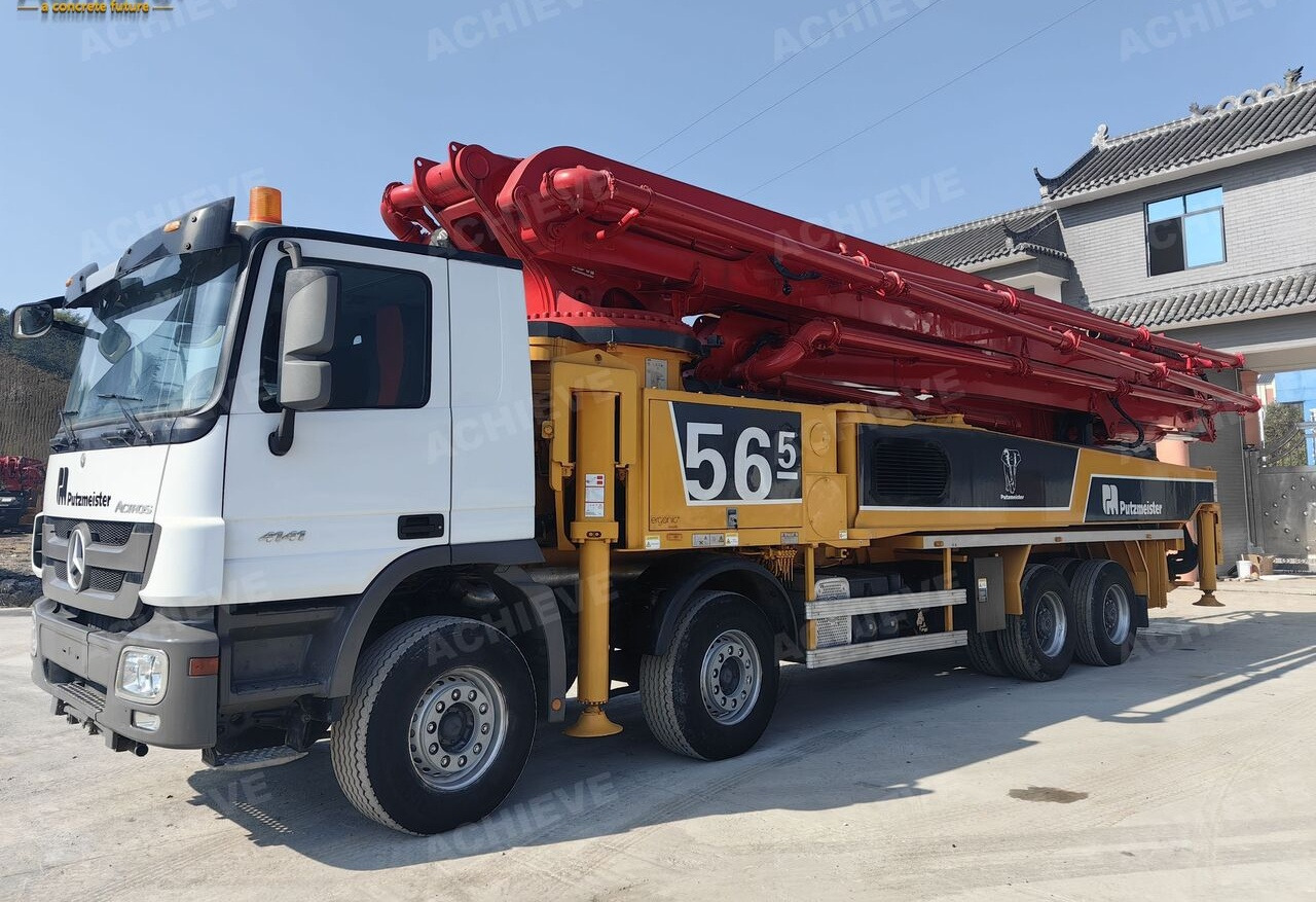 Putzmeister Putzmeister M56-4RZ Actros 4141Mercedes-Benz Concrete pump truck 【ACHIEVE】TOP CONDITION!!! - Camion pompe: photos 3 Putzmeister Putzmeister M56-4RZ Actros 4141Mercedes-Benz Concrete pump truck 【ACHIEVE】TOP CONDITION!!! - Camion pompe: photos 3
