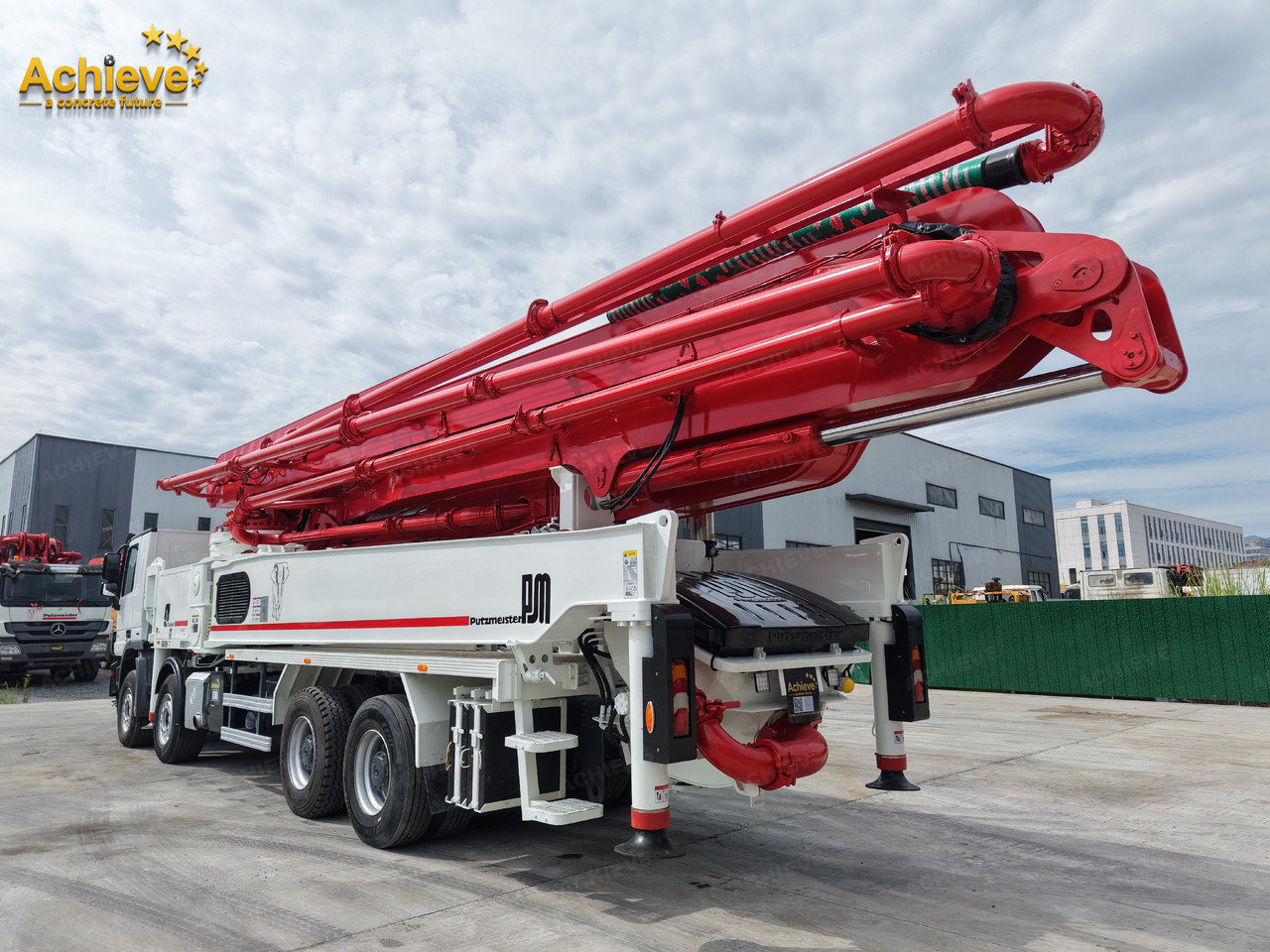 Camion pompe Putzmeister Putzmeister  M56-4RZ Actros 4141Mercedes-Benz Concrete pump truck 【ACHIEVE】TOP CONDITION!!!: photos 24