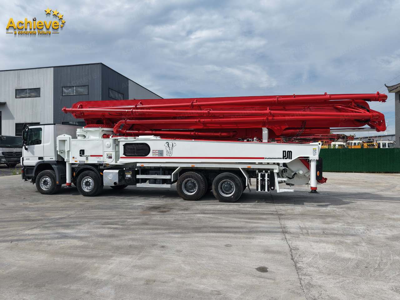 Camion pompe Putzmeister Putzmeister  M56-4RZ Actros 4141Mercedes-Benz Concrete pump truck 【ACHIEVE】TOP CONDITION!!!: photos 23