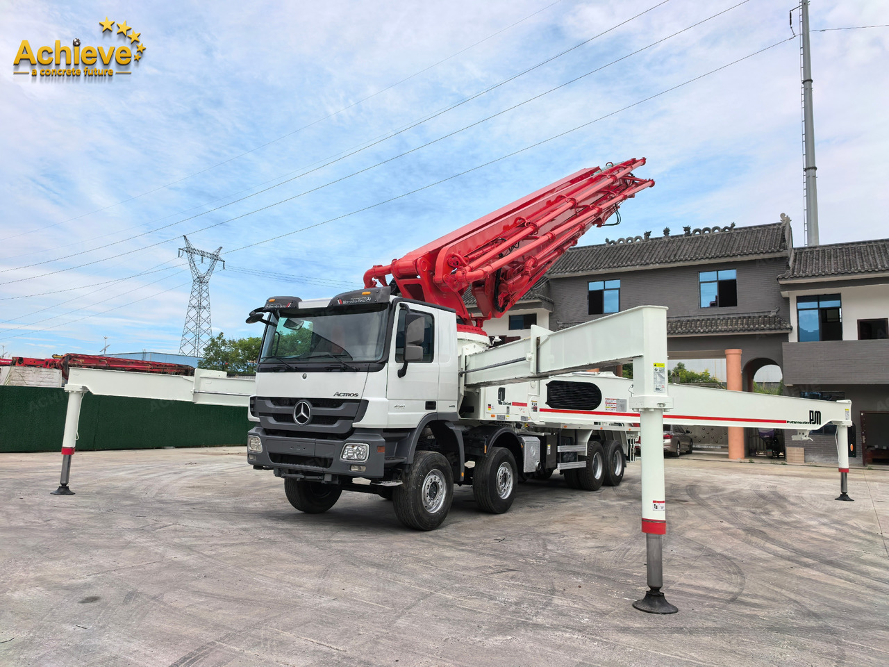 Camion pompe Putzmeister Putzmeister  M56-4RZ Actros 4141Mercedes-Benz Concrete pump truck 【ACHIEVE】TOP CONDITION!!!: photos 17