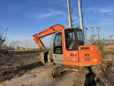 Hitachi 7t Used Zx Zaxis 75 Small Crawler Excavator with Blade - Pelle sur chenille: photos 1 Hitachi 7t Used Zx Zaxis 75 Small Crawler Excavator with Blade - Pelle sur chenille: photos 1