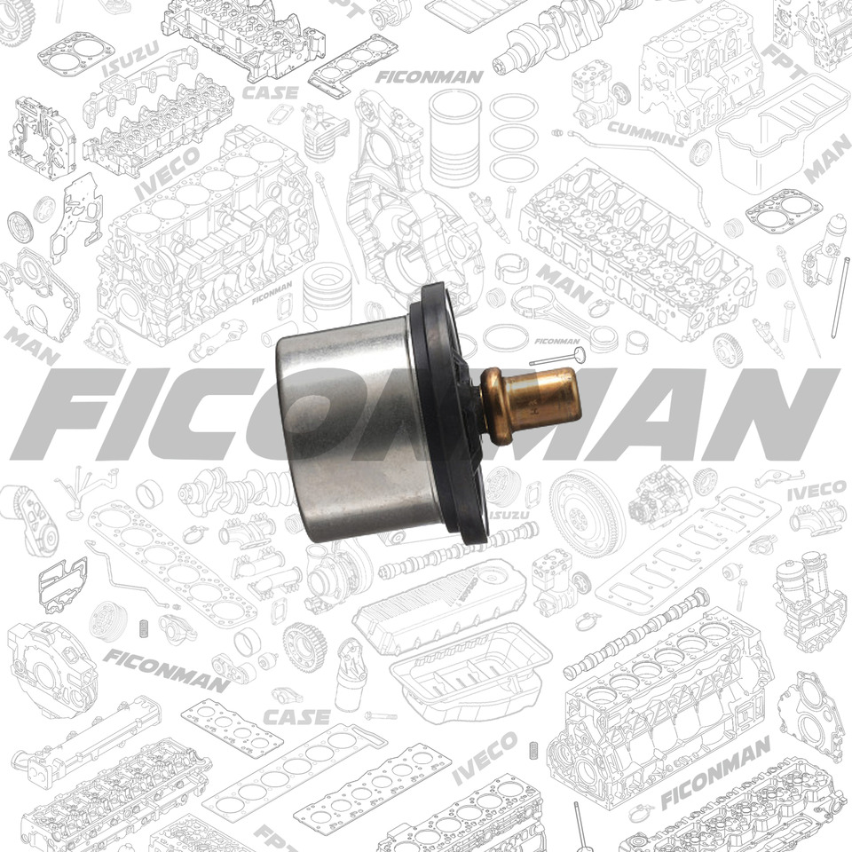 FPT IVECO CASE Cursor9 Euro 6 F2CFE612 A/B/D F2CFE614A*B041/F2CGE614F*V004 5802431166 Thermostat 5010553100 99431512/504096443 - Thermostat pour Camion: photos 1 FPT IVECO CASE Cursor9 Euro 6 F2CFE612 A/B/D F2CFE614A*B041/F2CGE614F*V004 5802431166 Thermostat 5010553100 99431512/504096443 - Thermostat pour Camion: photos 1