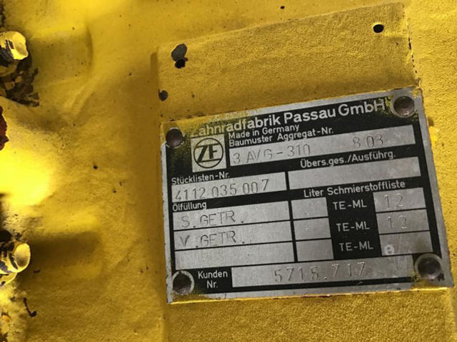 Liebherr 3AVG310 - Boîte de vitesse: photos 1 Liebherr 3AVG310 - Boîte de vitesse: photos 1