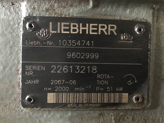 Liebherr A11V075 - Pompe hydraulique: photos 1 Liebherr A11V075 - Pompe hydraulique: photos 1
